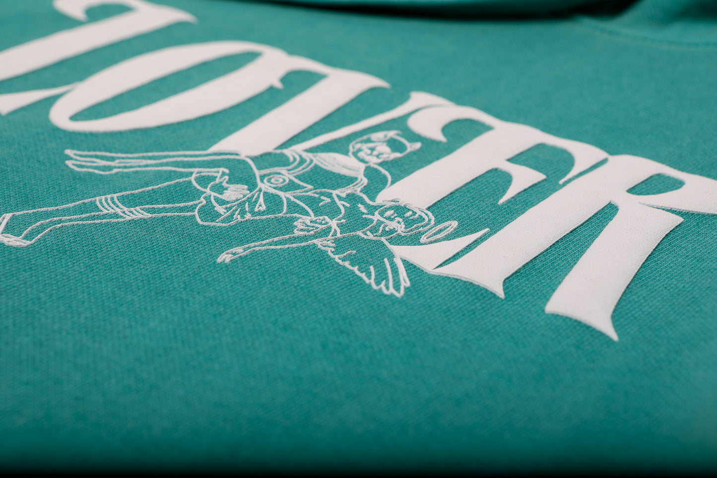 "LOVER" CLASSIC HOODIE - TEAL