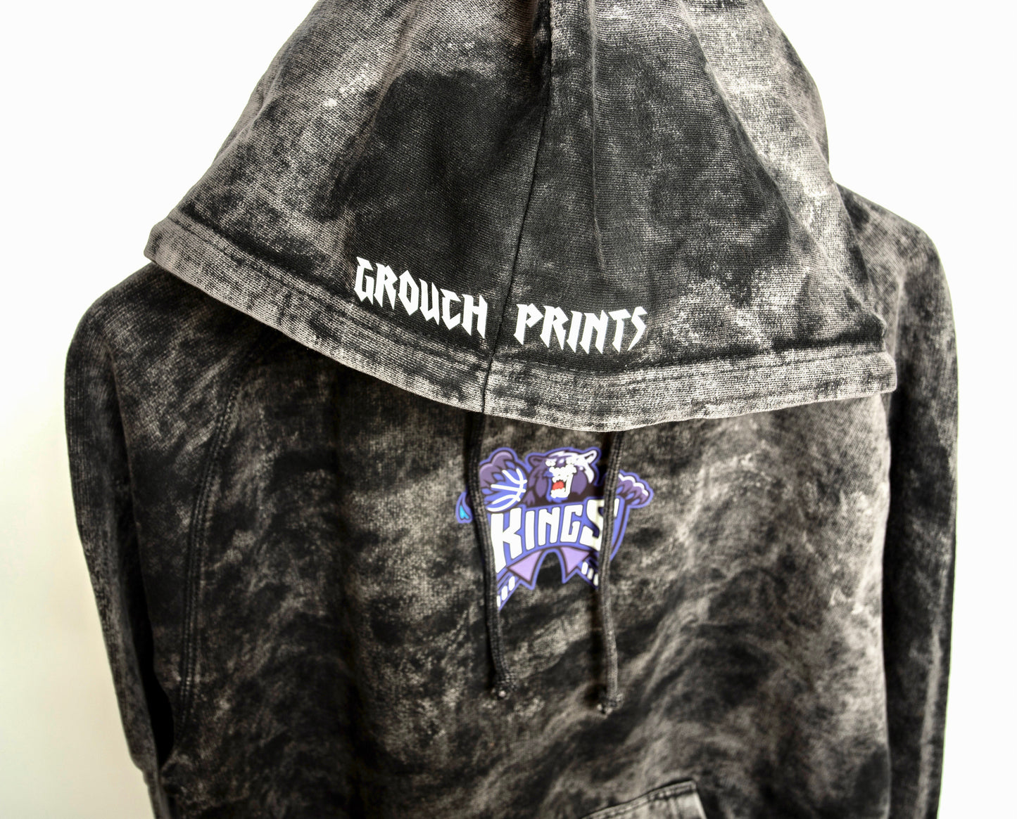 "RIVER KINGS" HOODIE - "SMOKE" WASHED