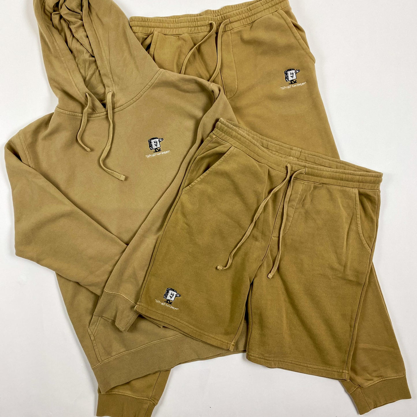 "BREAD RUNNER" FLEECE PANTS - TAN