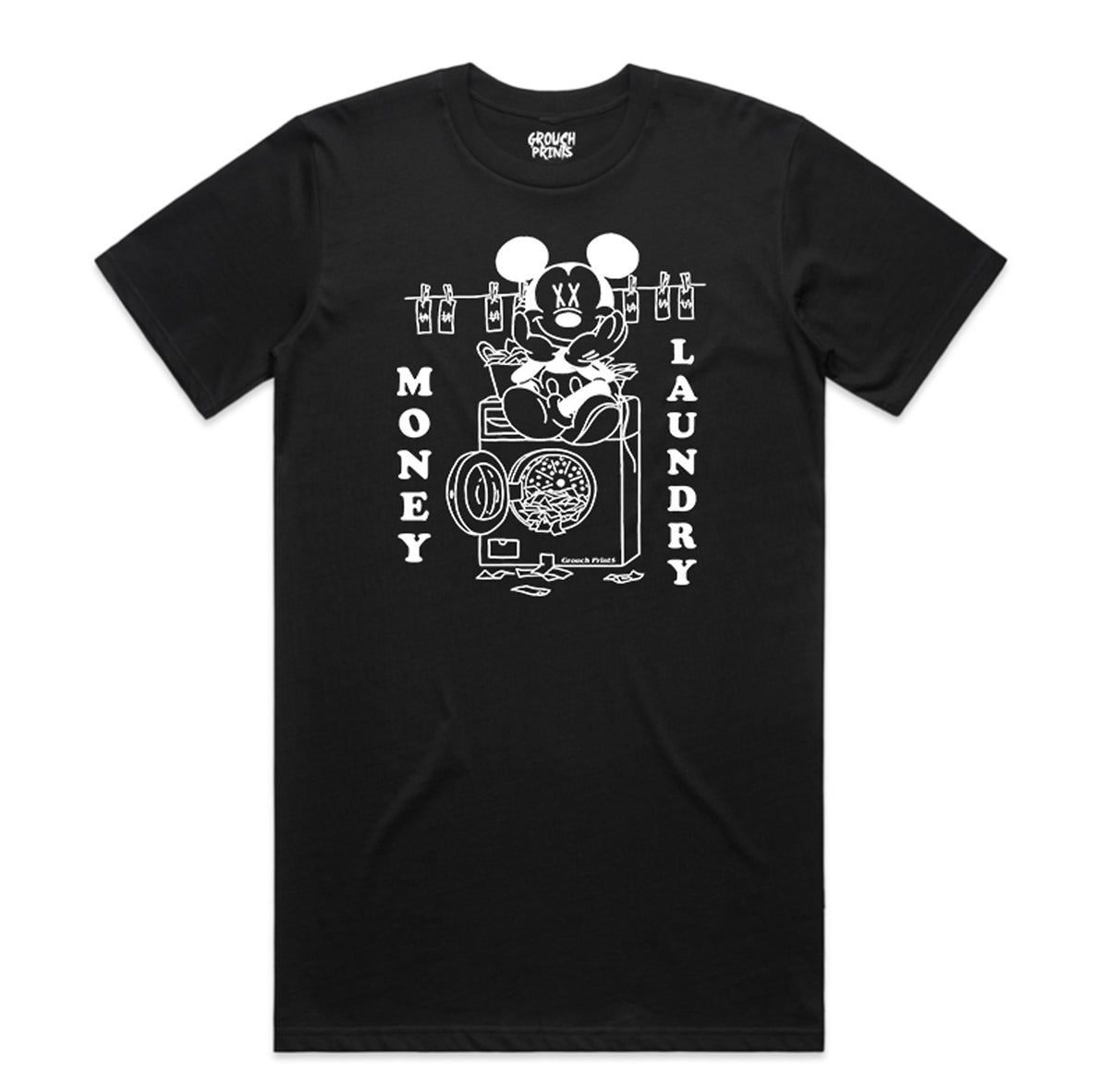 &quot;MICKEY&#39;S MONEY&quot; CLASSIC TEE - BLACK