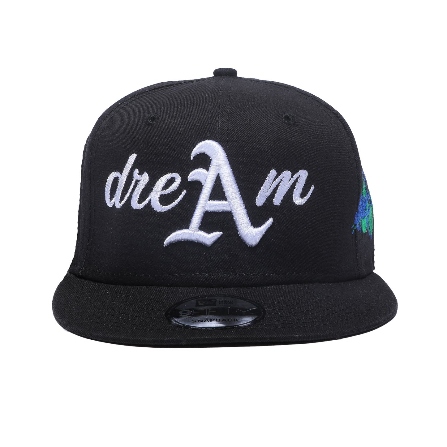 "DREAM" SNAPBACK HAT - BLACK