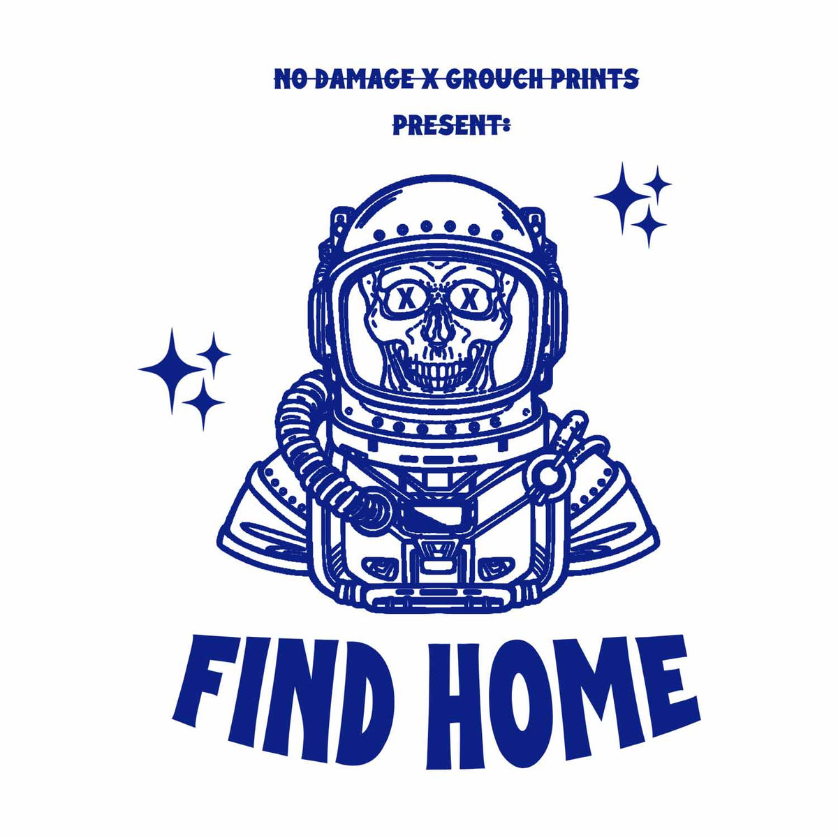 &quot;Find Home&quot; Longsleeve - Space Blue