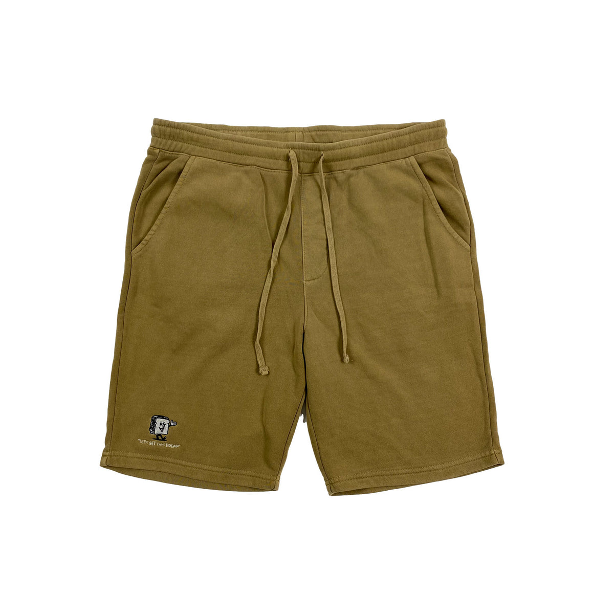 &quot;BREAD RUNNER&quot; FLEECE SHORTS - TAN