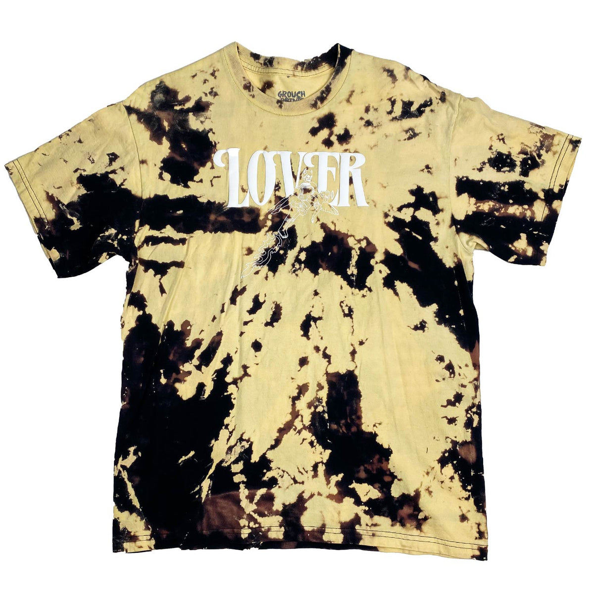 &quot;LOVER&quot; TEE - ACID WASH