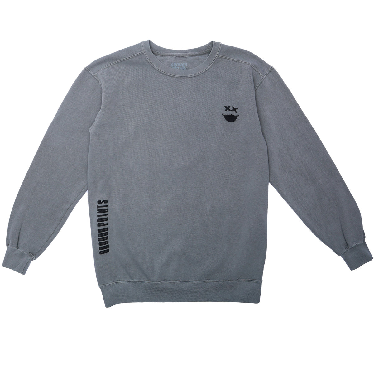 &quot;Smiley&quot; CREWNECK - SPACE GRAY