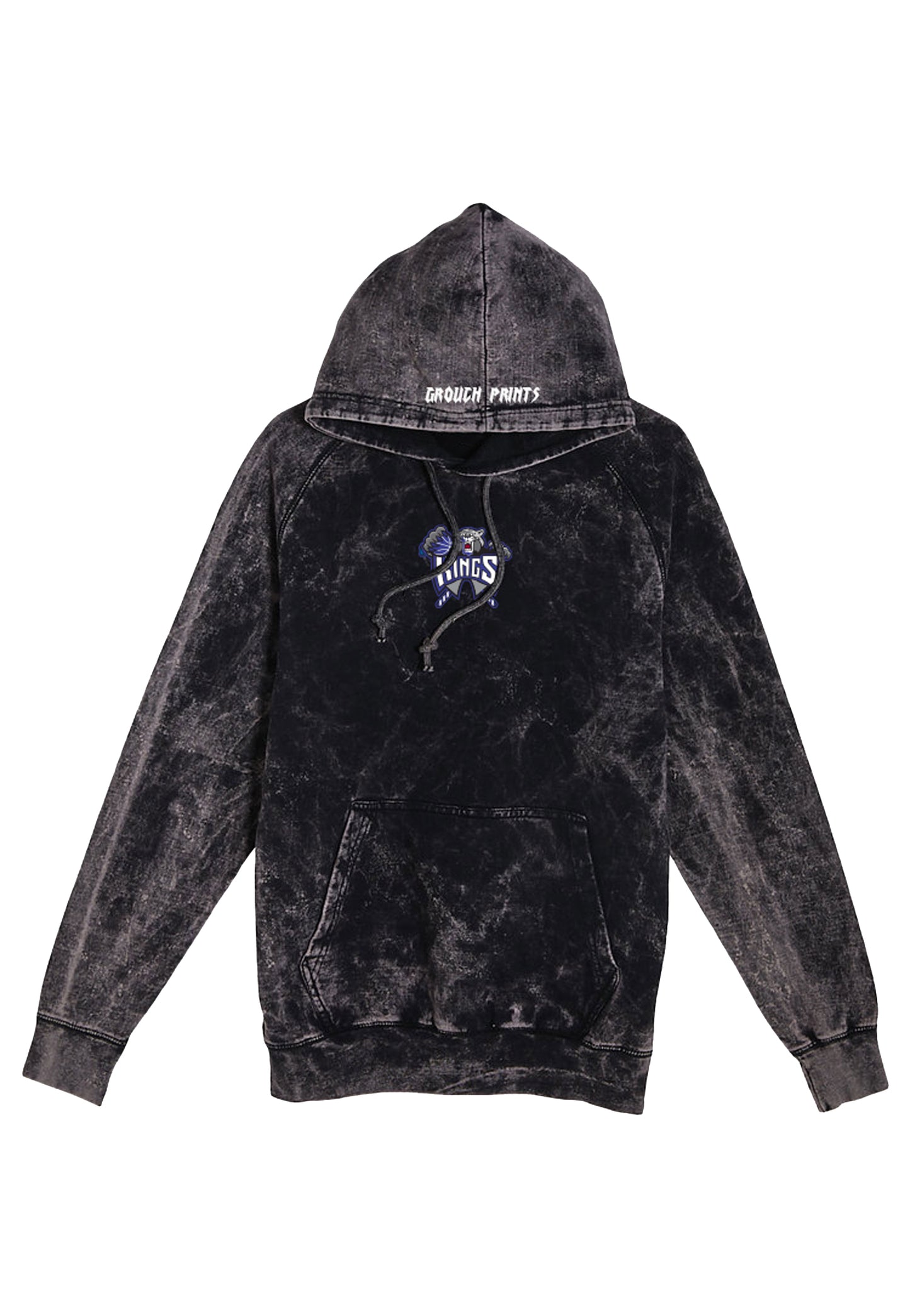 "RIVER KINGS" HOODIE - "SMOKE" WASHED