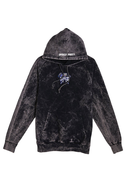 "RIVER KINGS" HOODIE - "SMOKE" WASHED