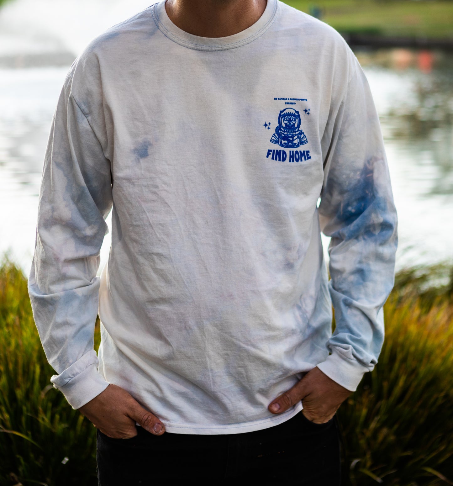 "Find Home" Longsleeve - Space Blue