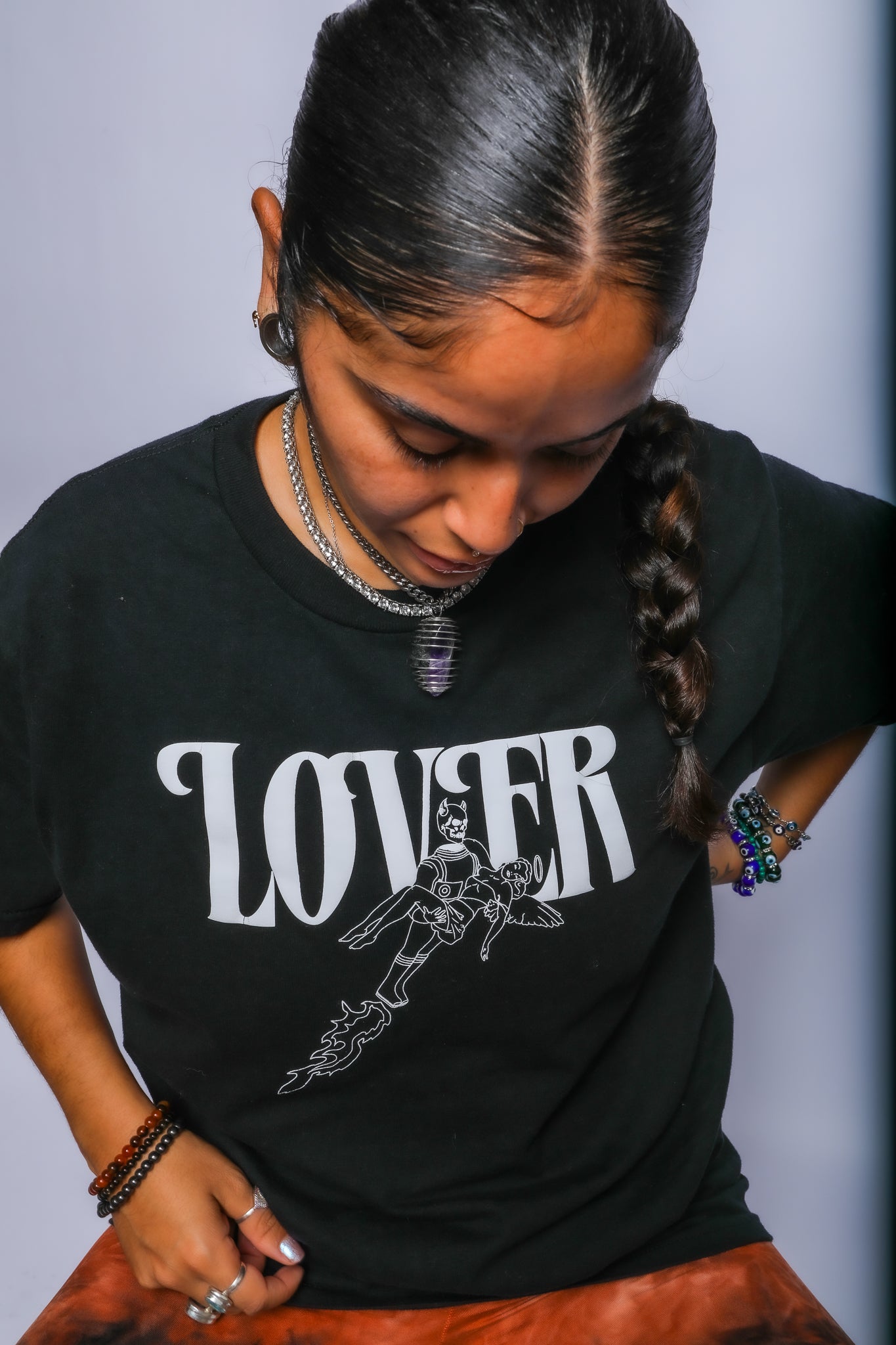 "LOVER" CLASSIC FIT TEE