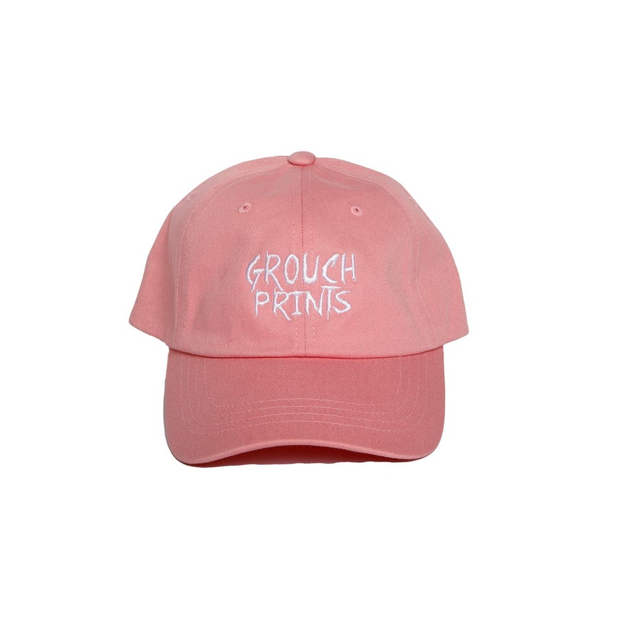 “GROUCH PRINTS” DAD CAP - LIGHT PINK