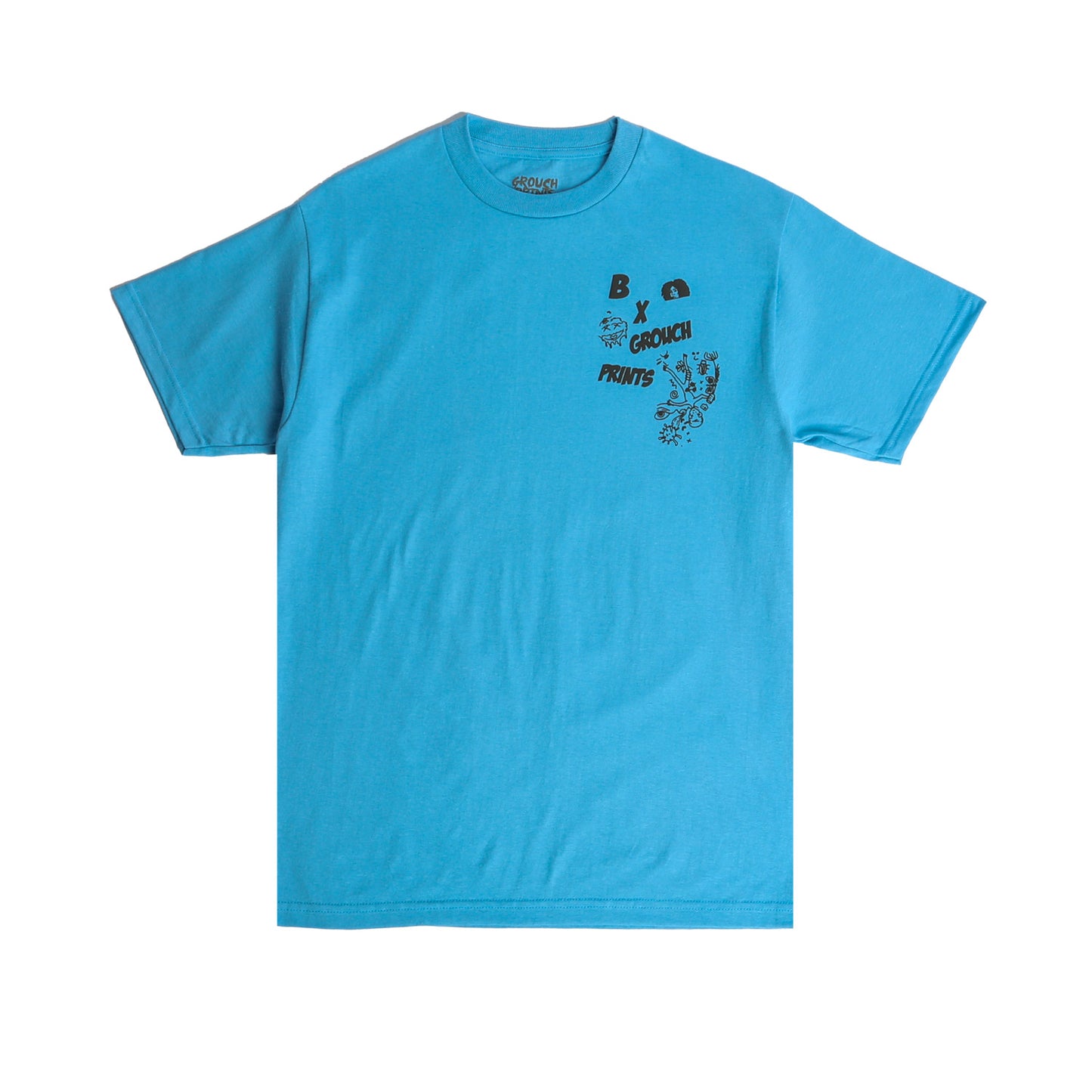 "STUCK IN MY HEAD" TEE - BHABY BLUE